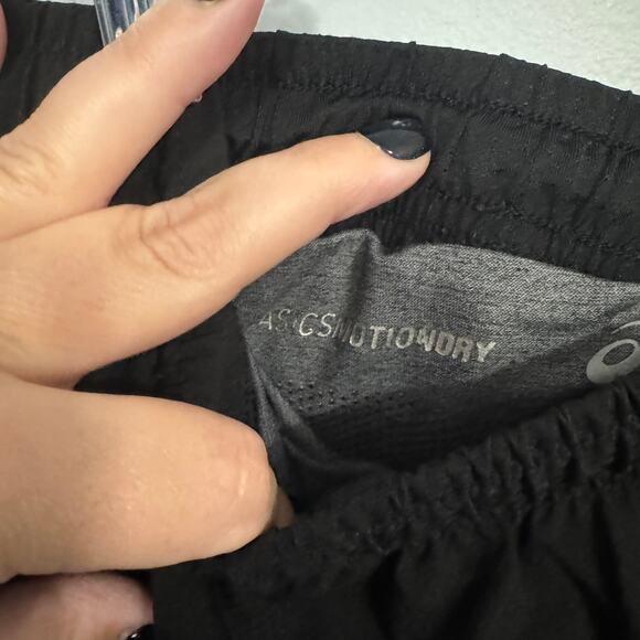 Asics MotionDry Athletic Shorts w/ Small Hidden Pocket Women's Size XL Black - Picture 5 of 7